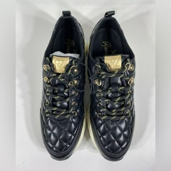 Rachel Zoe Womens Michaela Quilted Fashion Sneakers 7 Black - Picture 11 of 12